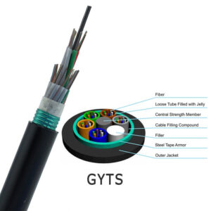 GYTS-12B1-144 cores, Fiber Optic Cable,Central Tube,Steel Tape Armor
